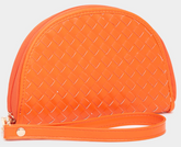 Orange Wristlet Clutch